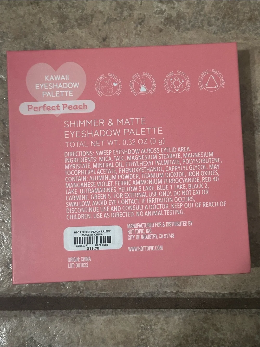 Hot Topic cute peach